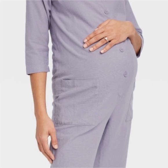 The Nines by HATCH Cropped Jumpsuit - Picture 3 of 9